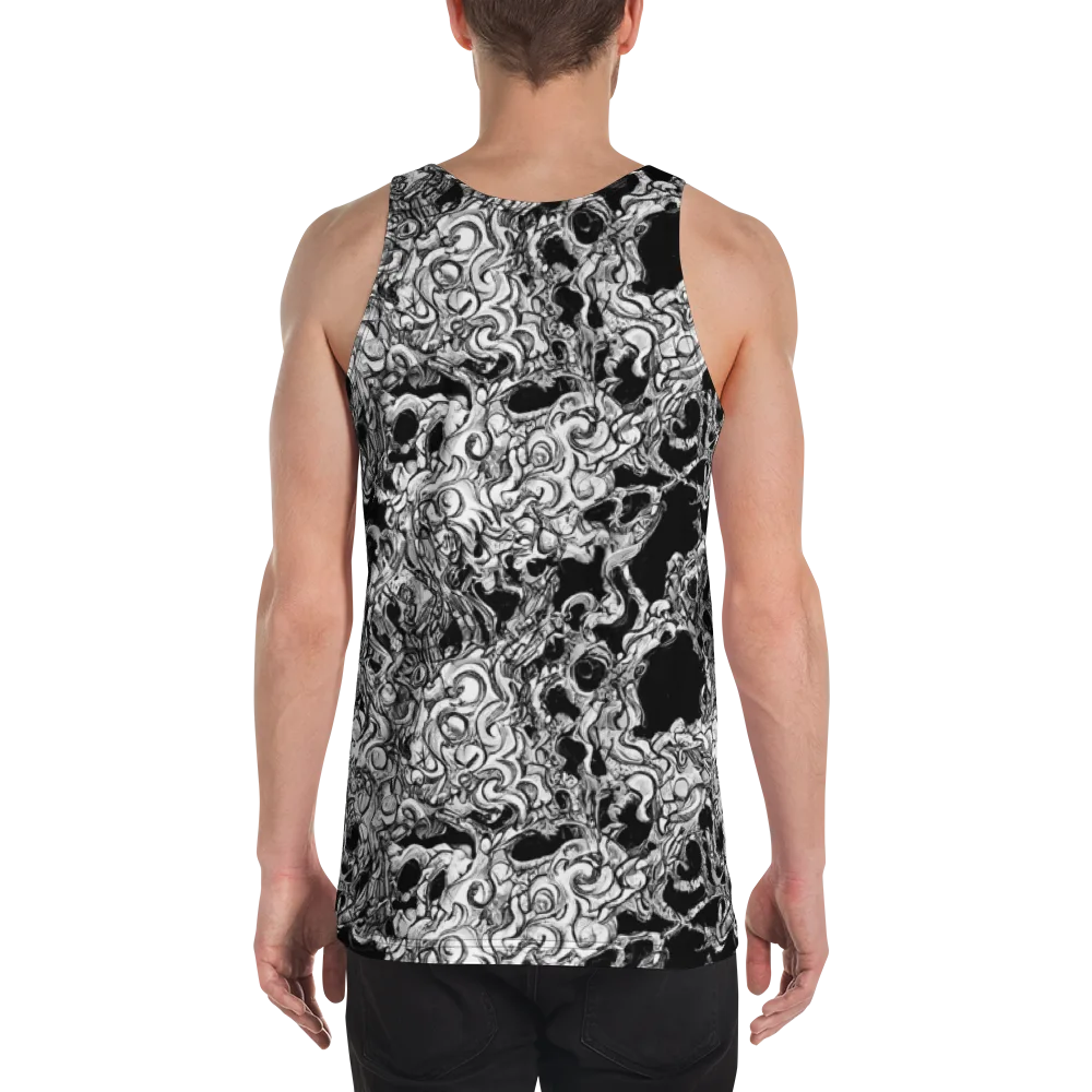 Ebon Labyrinth on Men's Tank Top — Back