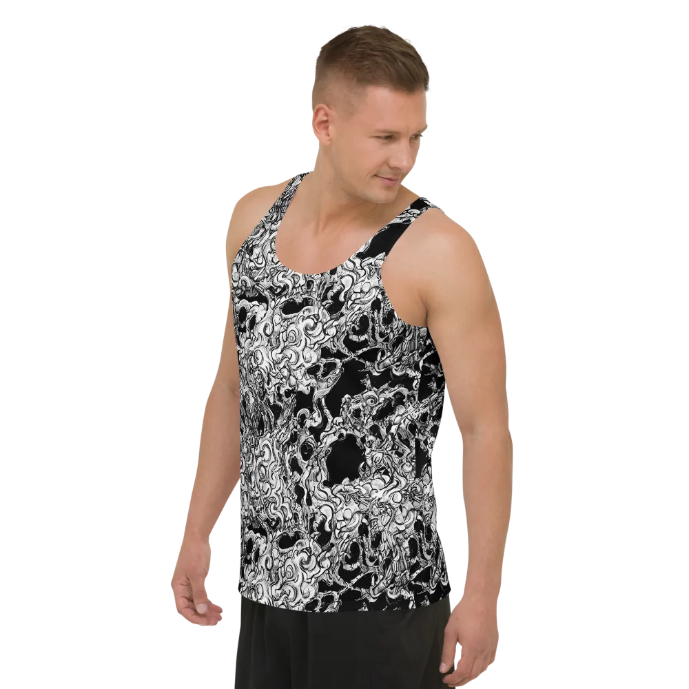 Ebon Labyrinth on Men's Tank Top — Left Front