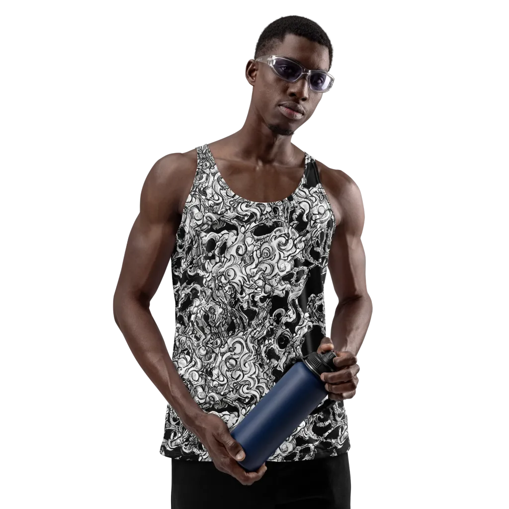 Ebon Labyrinth on Men's Tank Top — Front