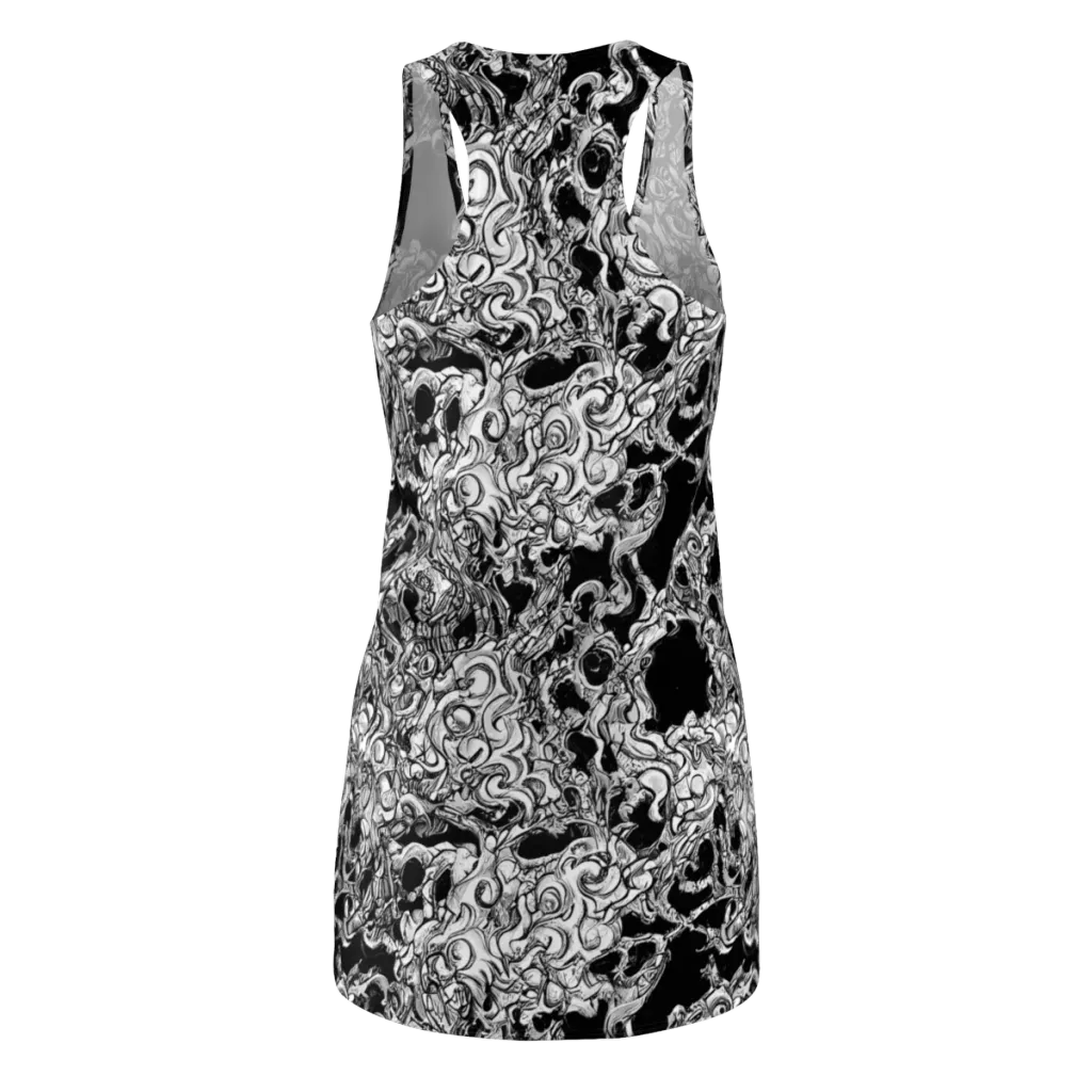 Ebon Labyrinth on Racerback Dress — Back