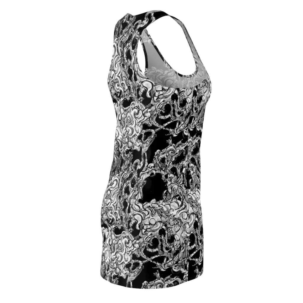 Ebon Labyrinth on Racerback Dress — Back Side
