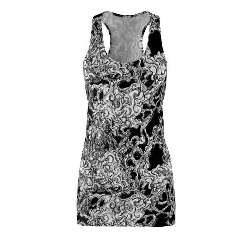 Ebon Labyrinth on a Racerback Dress