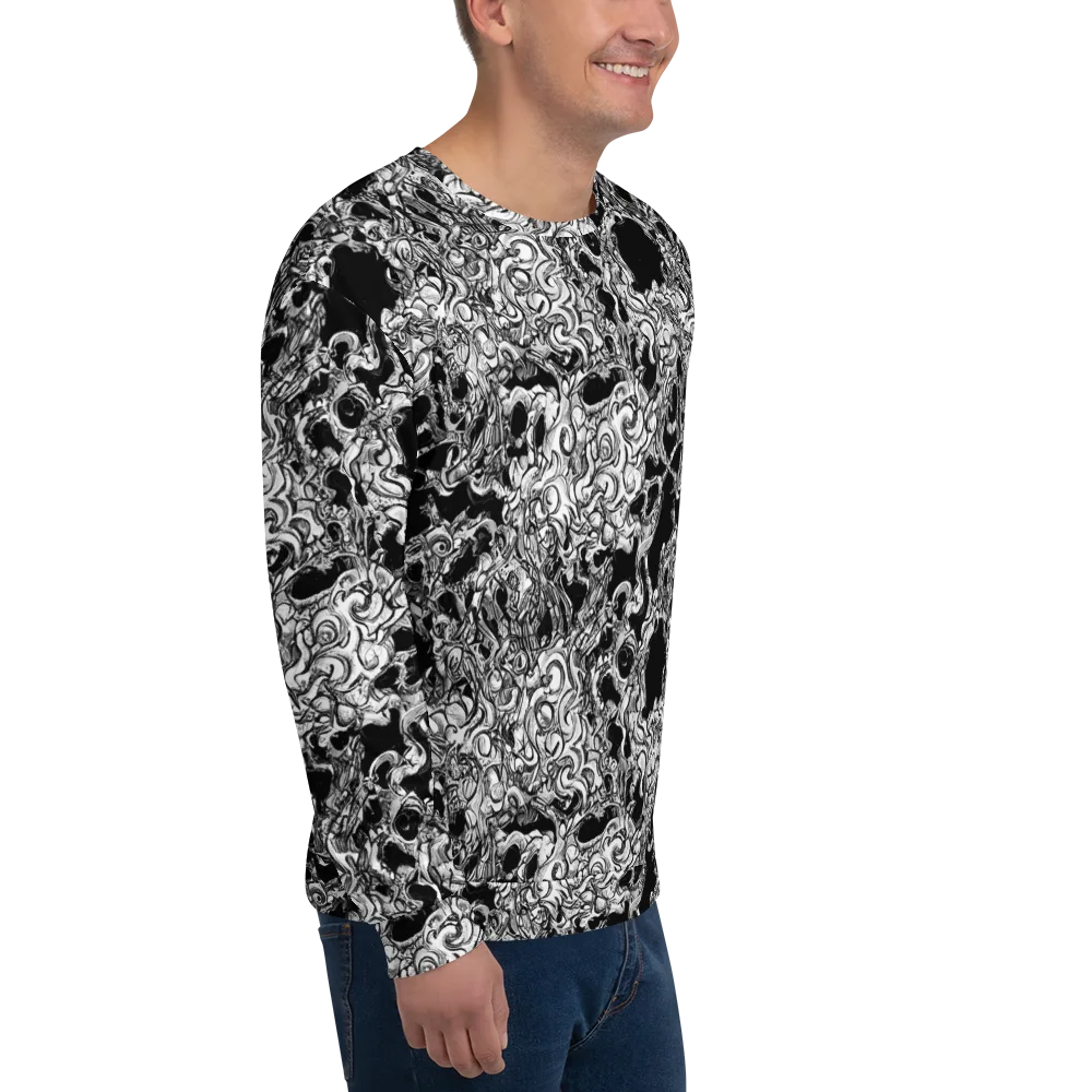 Ebon Labyrinth on Sweatshirt — Right Front
