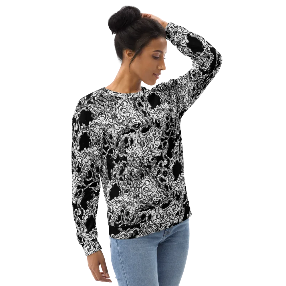 Ebon Labyrinth on Sweatshirt — Right Front
