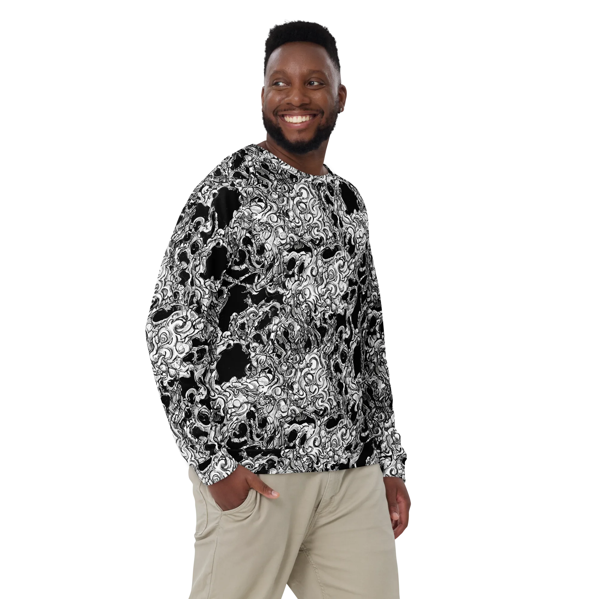 Ebon Labyrinth on Sweatshirt — Front