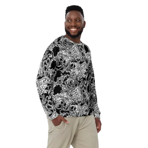 Ebon Labyrinth on a Sweatshirt