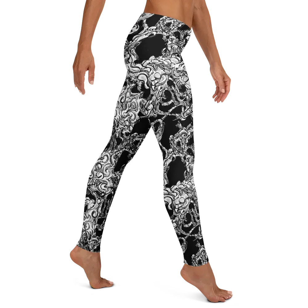 Ebon Labyrinth on Leggings — Right