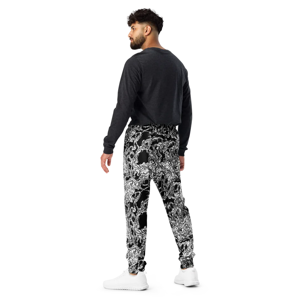 Ebon Labyrinth on Men's Joggers — Back