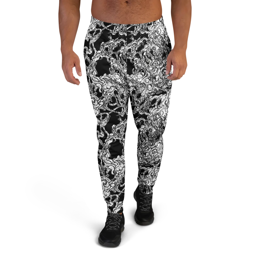Ebon Labyrinth on Men's Joggers — Front