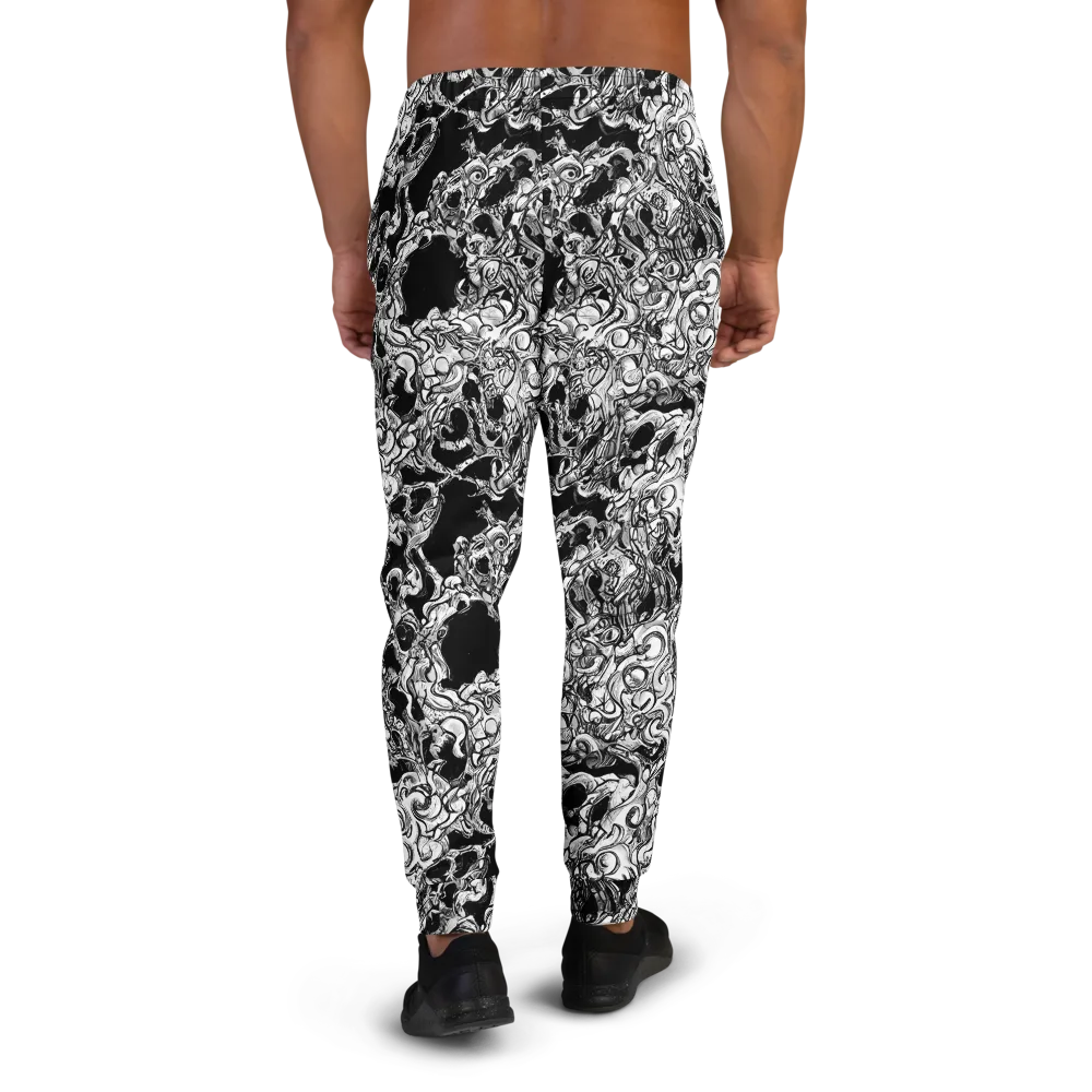 Ebon Labyrinth on Men's Joggers — Back