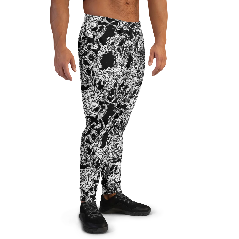 Ebon Labyrinth on Men's Joggers — Right