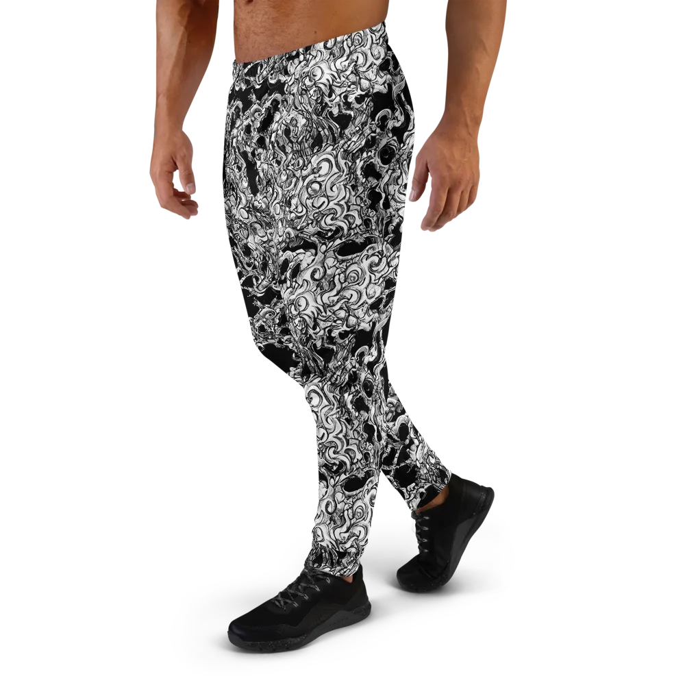 Ebon Labyrinth on Men's Joggers — Left