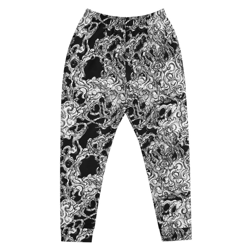 Ebon Labyrinth on Men's Joggers — Front