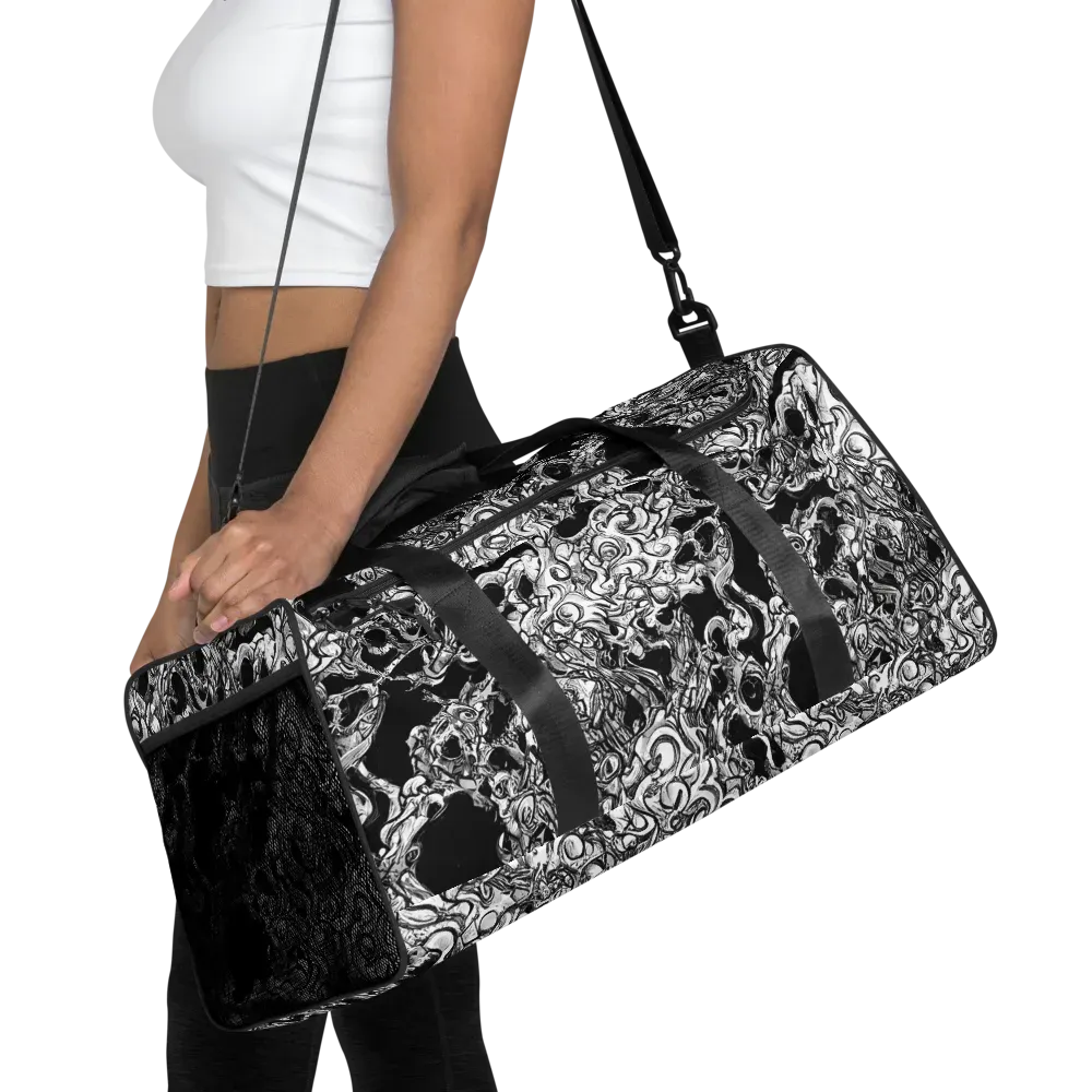 Ebon Labyrinth on Duffle Bag — Front