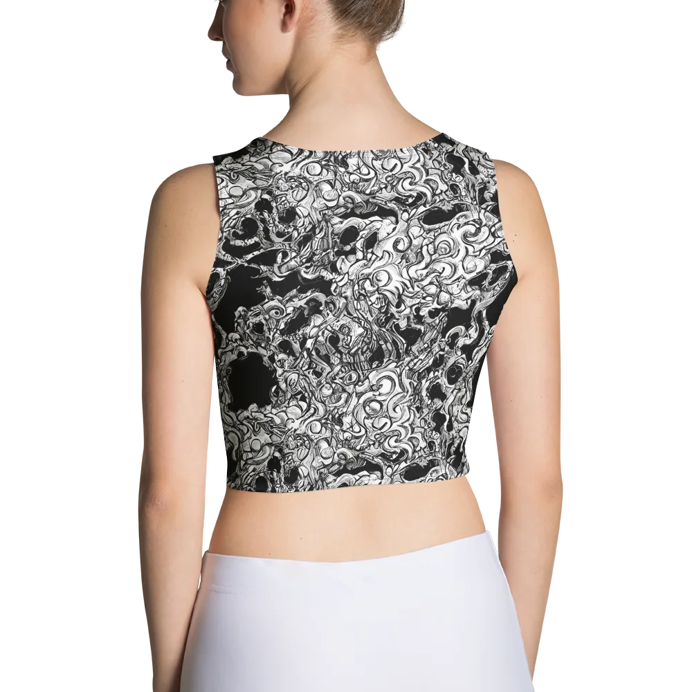 Ebon Labyrinth on Crop Top — Back