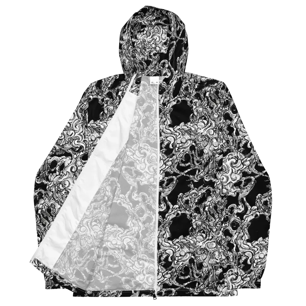 Ebon Labyrinth on Men's Windbreaker — Front