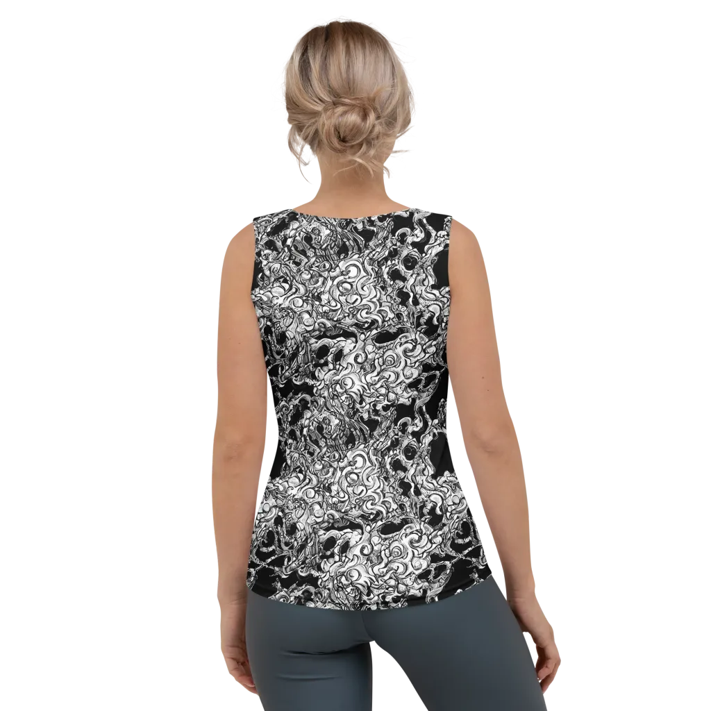 Ebon Labyrinth on Women's Tank Top — Back