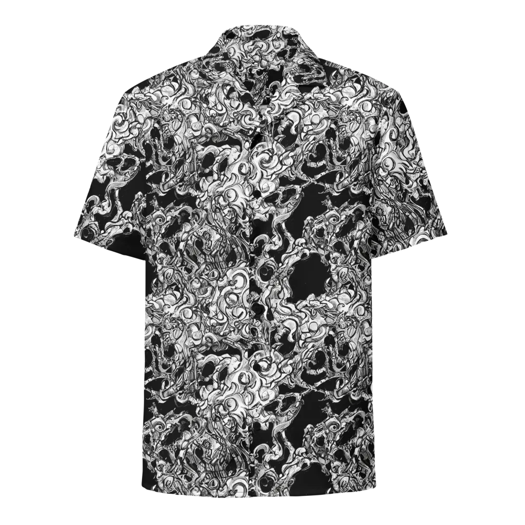 Ebon Labyrinth on Button Shirt — Front