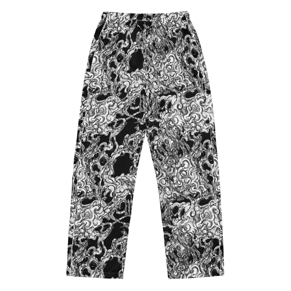 Ebon Labyrinth on Women's Pajama Pants — Front