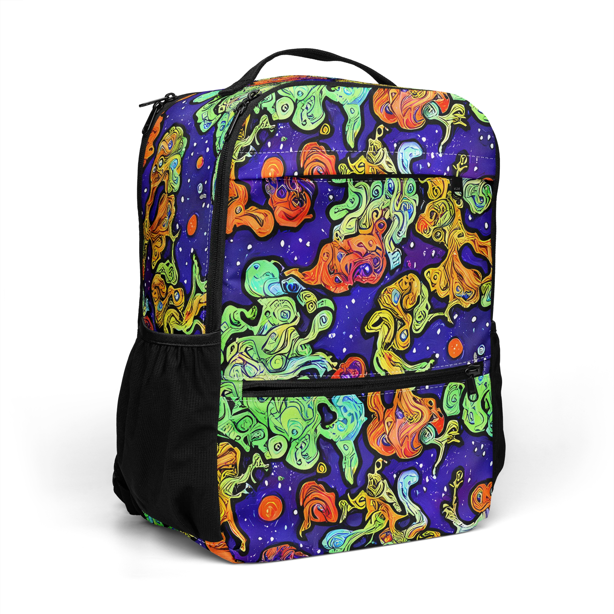 Midnight Reef on Utility Backpack — Right Front