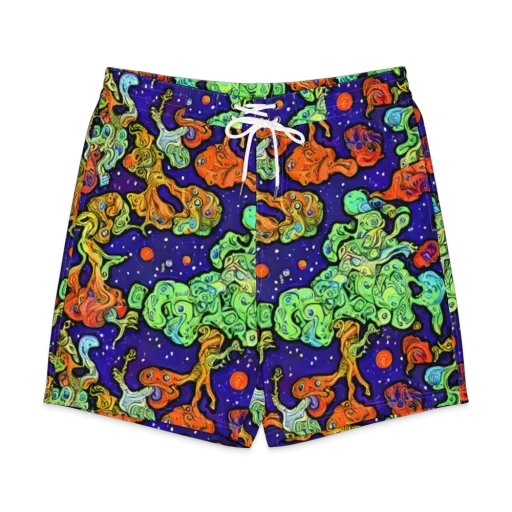 Midnight Reef on a Men's Board Shorts
