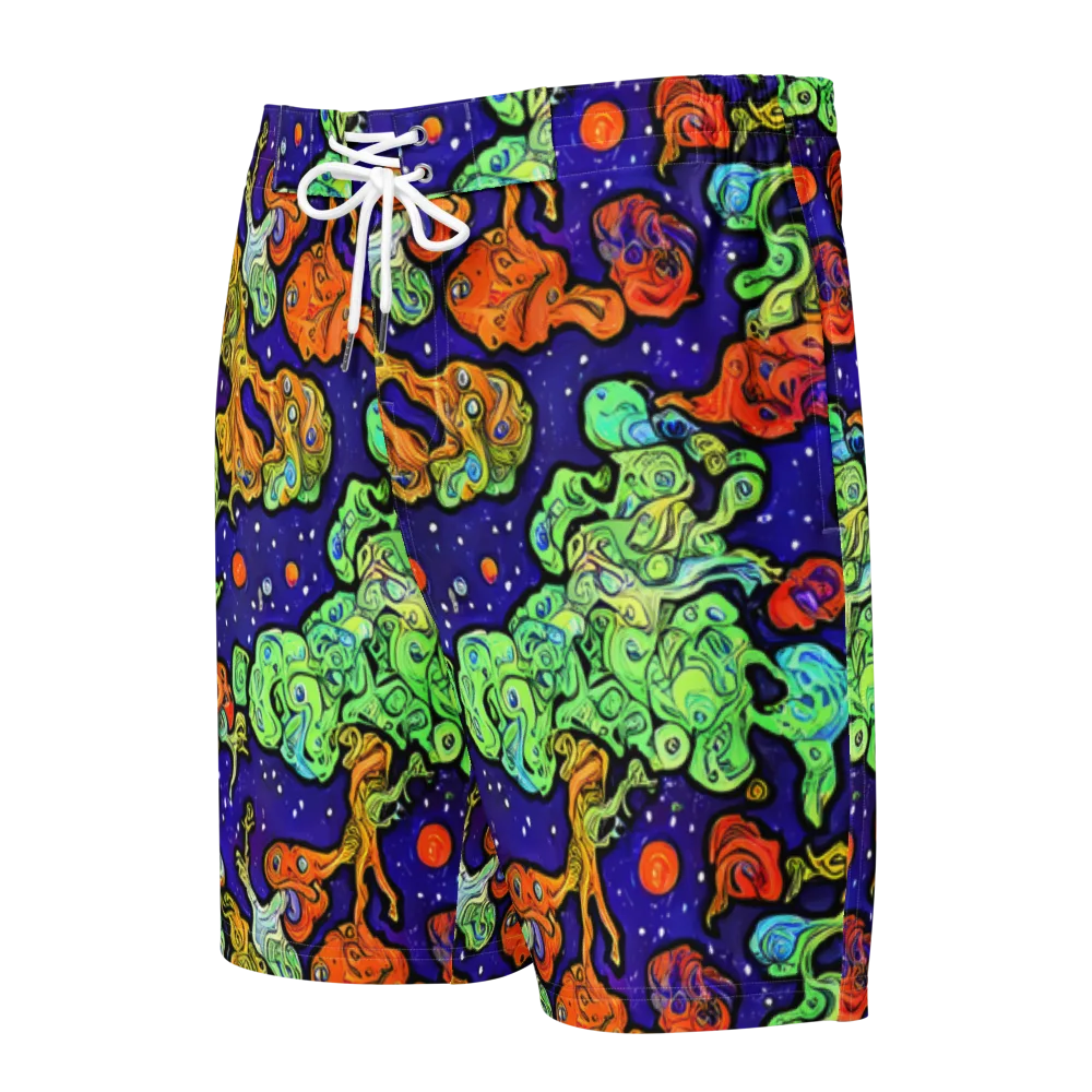 Midnight Reef on Men's Board Shorts — Front
