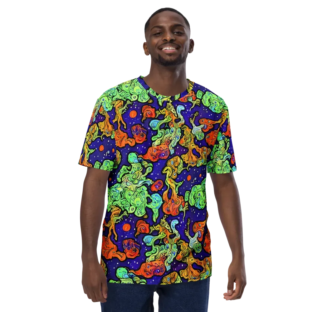 Midnight Reef on Men's Crew Neck T-Shirt — Front