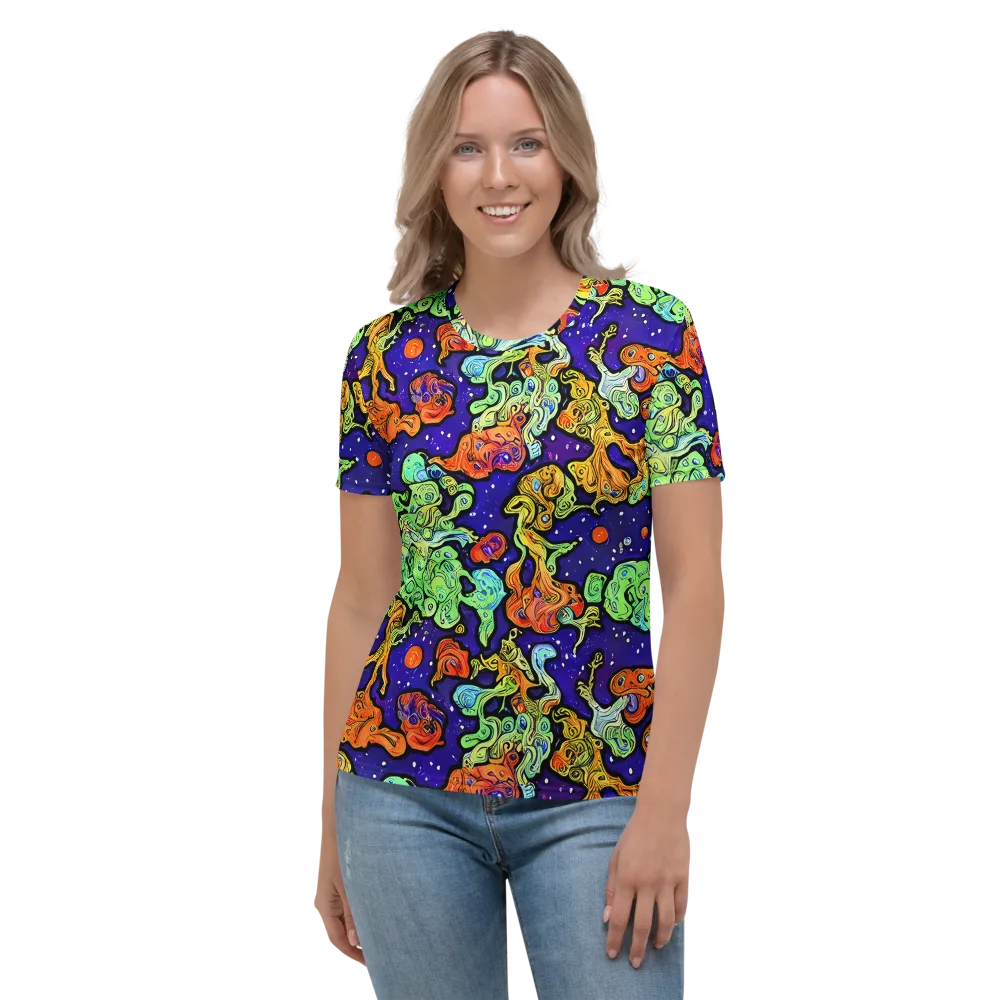 Midnight Reef on Women's Crew Neck T-Shirt — Front