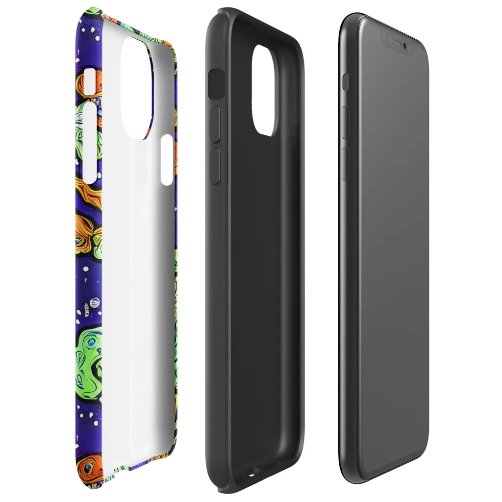 Midnight Reef on Tough Case for iPhone® — Right
