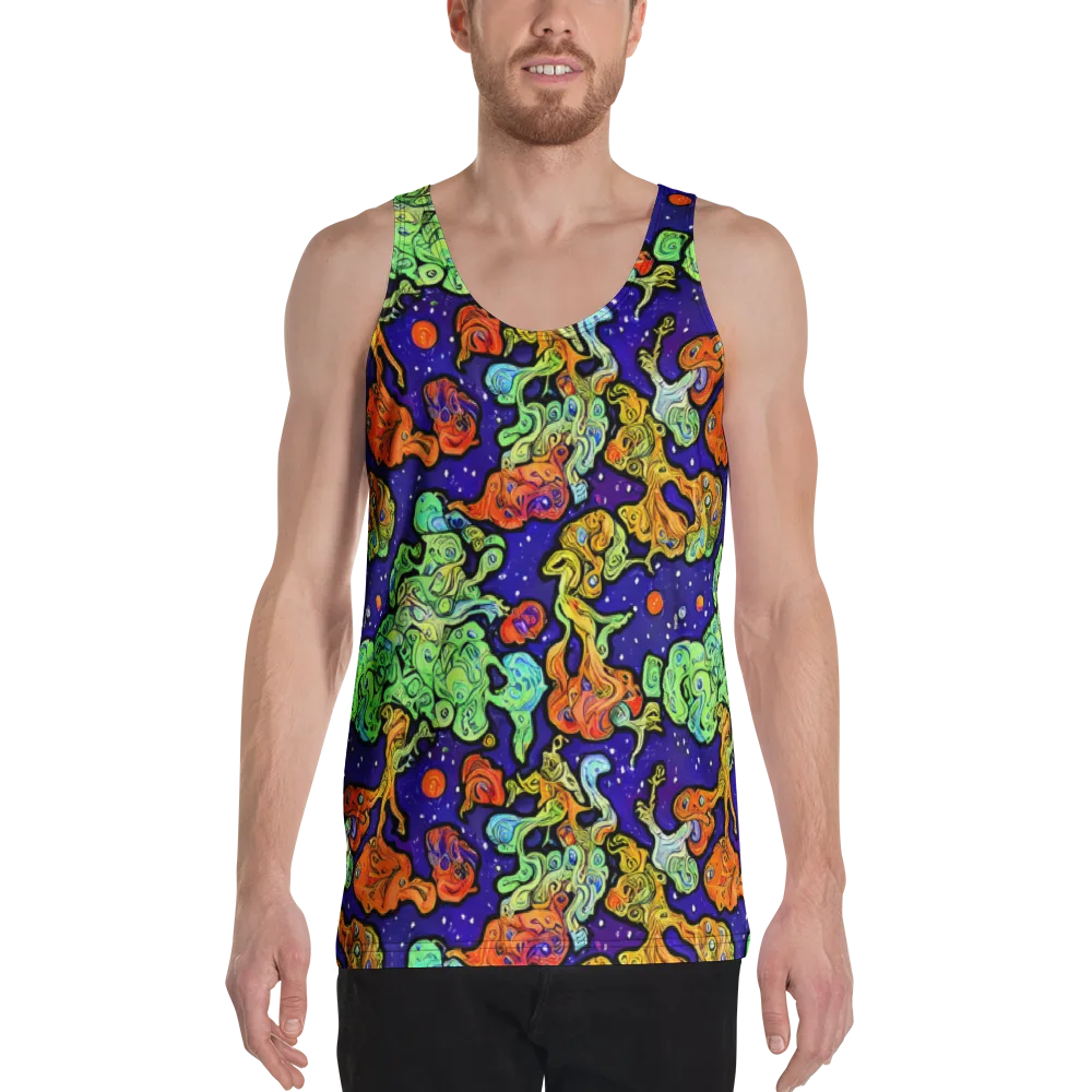 Midnight Reef on Men's Tank Top — Front