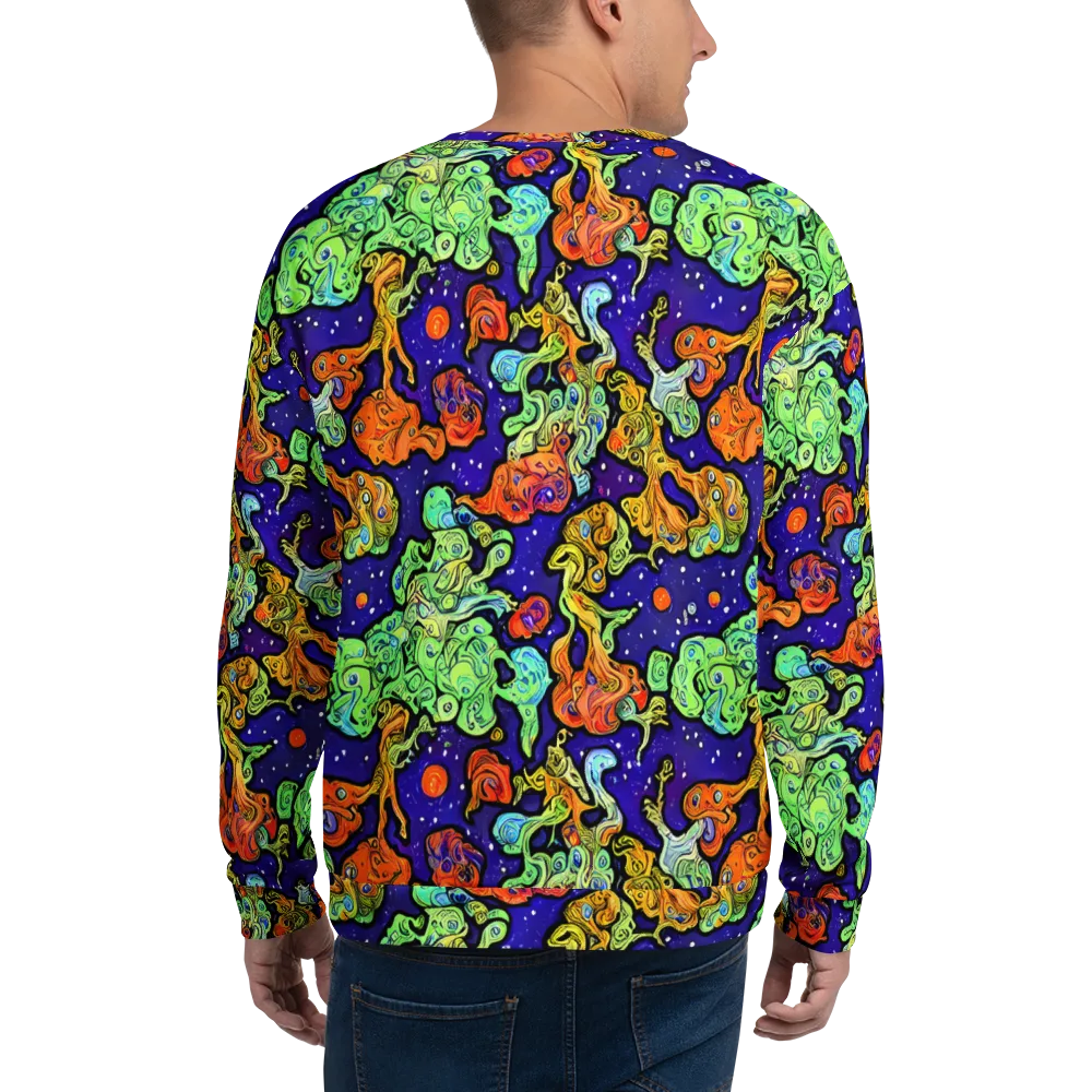 Midnight Reef on Sweatshirt — Back