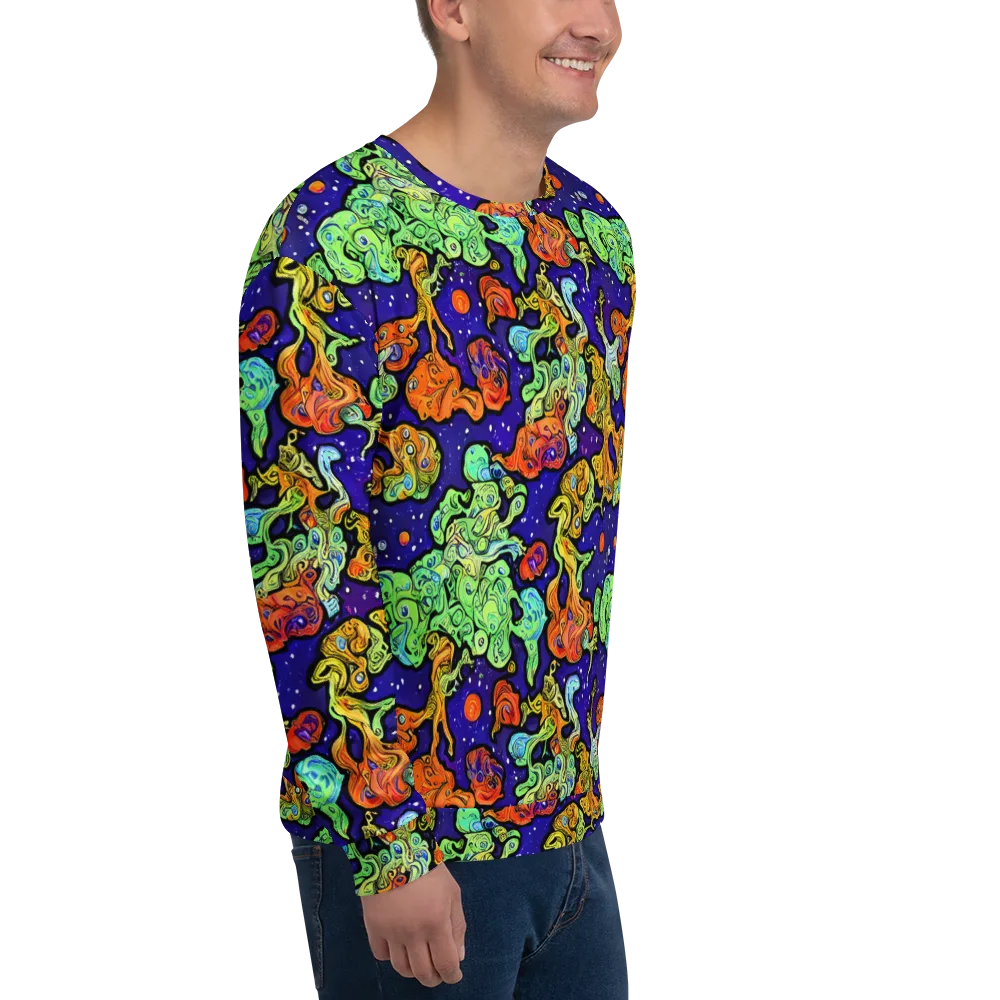 Midnight Reef on Sweatshirt — Right Front