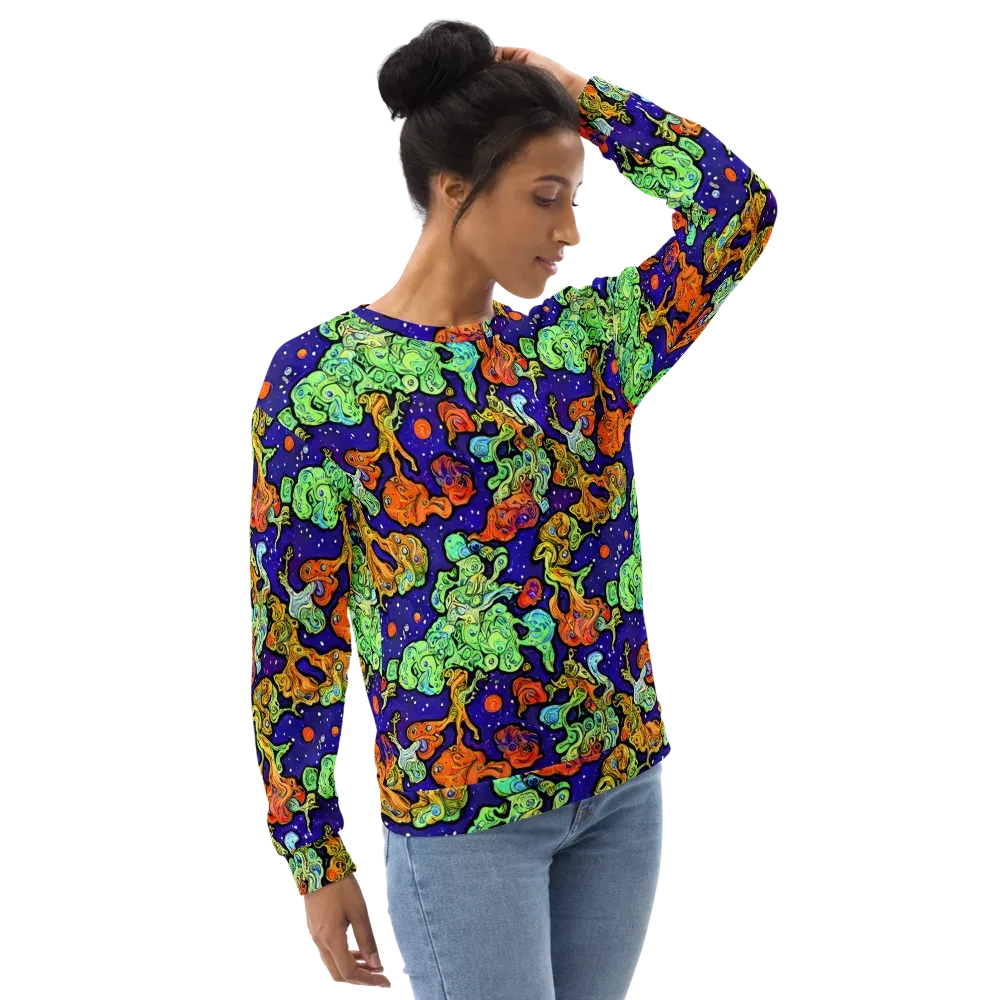 Midnight Reef on Sweatshirt — Right Front