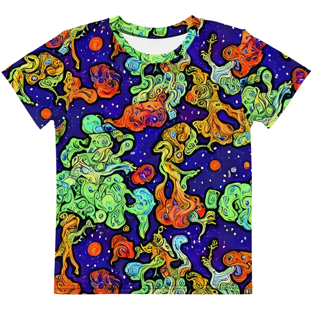 Midnight Reef on Kids Crew Neck T-Shirt — Front