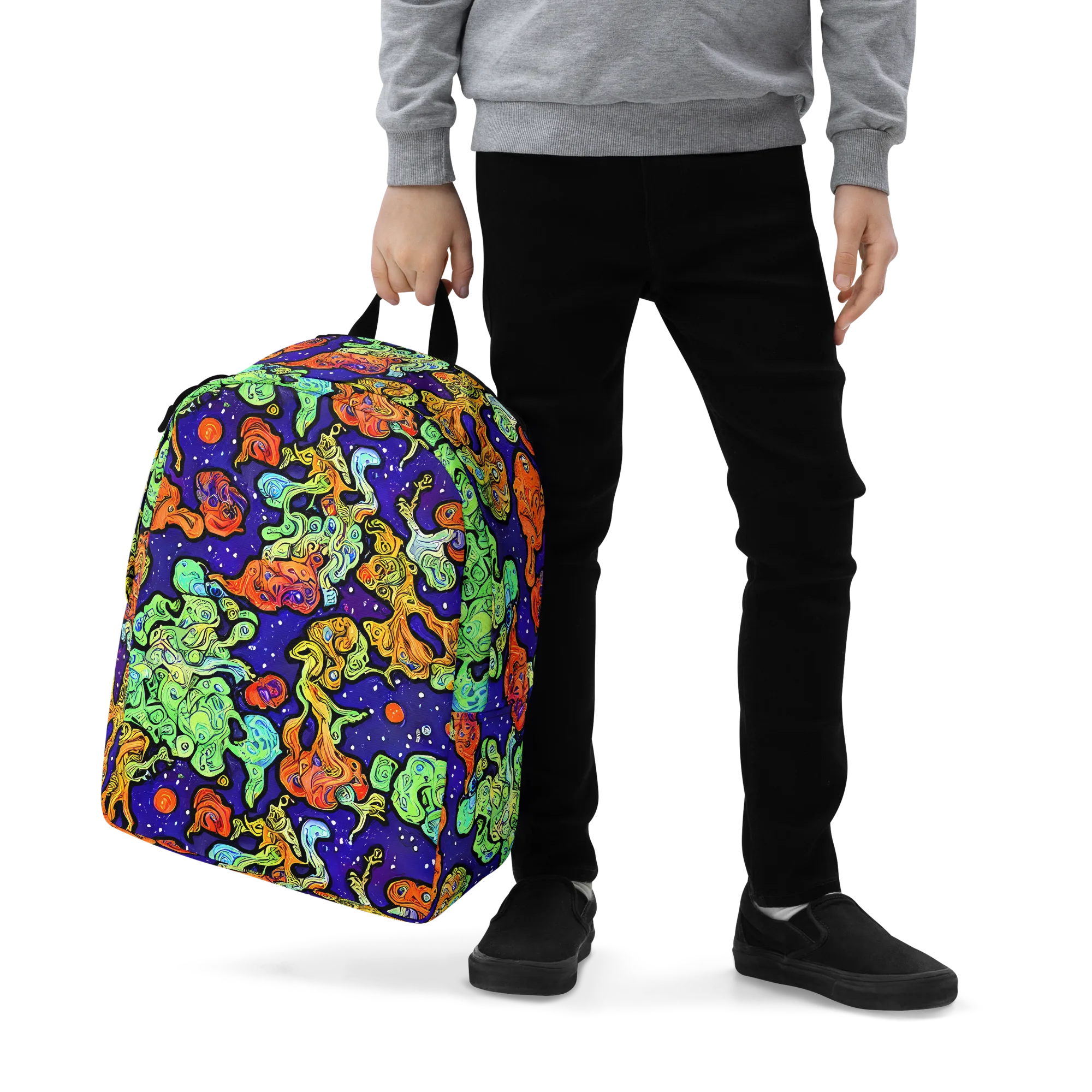 Midnight Reef on Minimalist Backpack — Zoomed-in