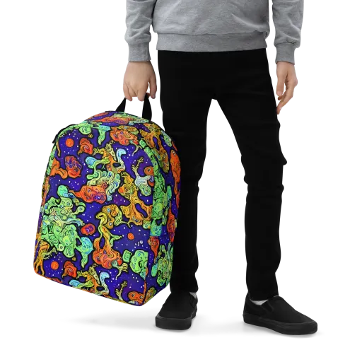Midnight Reef on a Minimalist Backpack