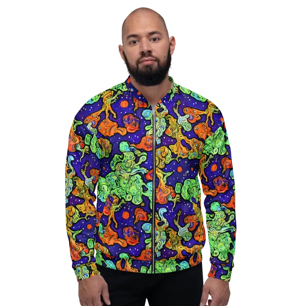 Midnight Reef on Bomber Jacket — Front