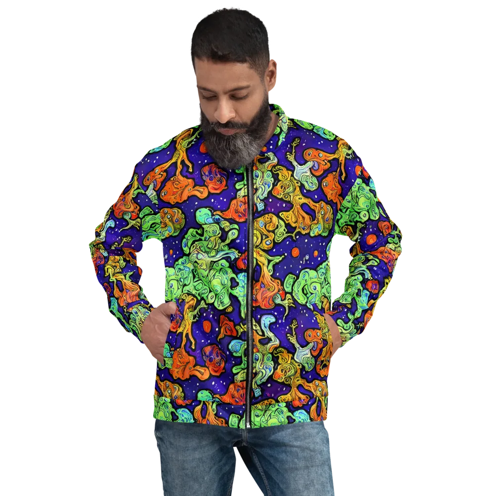Midnight Reef on Bomber Jacket — Front