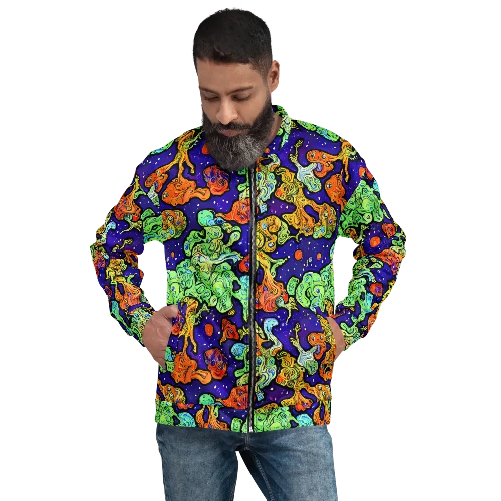 Midnight Reef on Bomber Jacket — Front