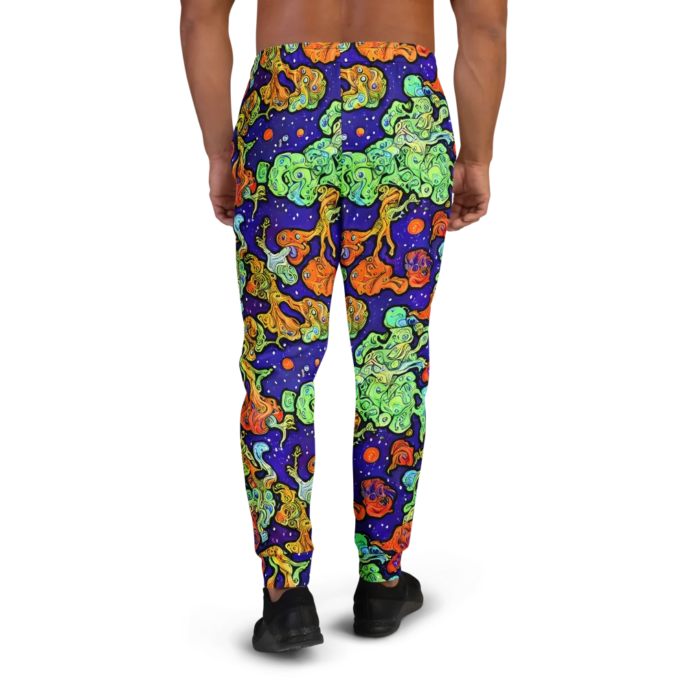 Midnight Reef on Men's Joggers — Back