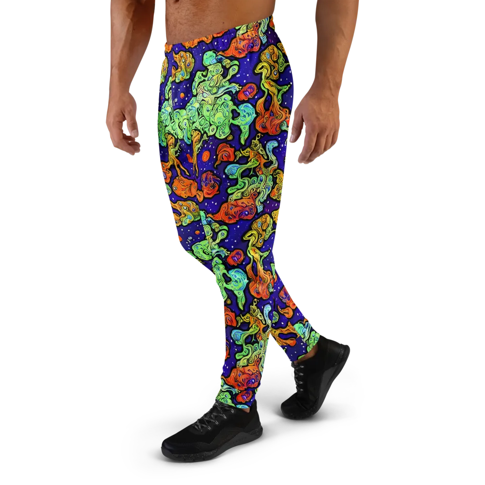 Midnight Reef on Men's Joggers — Left