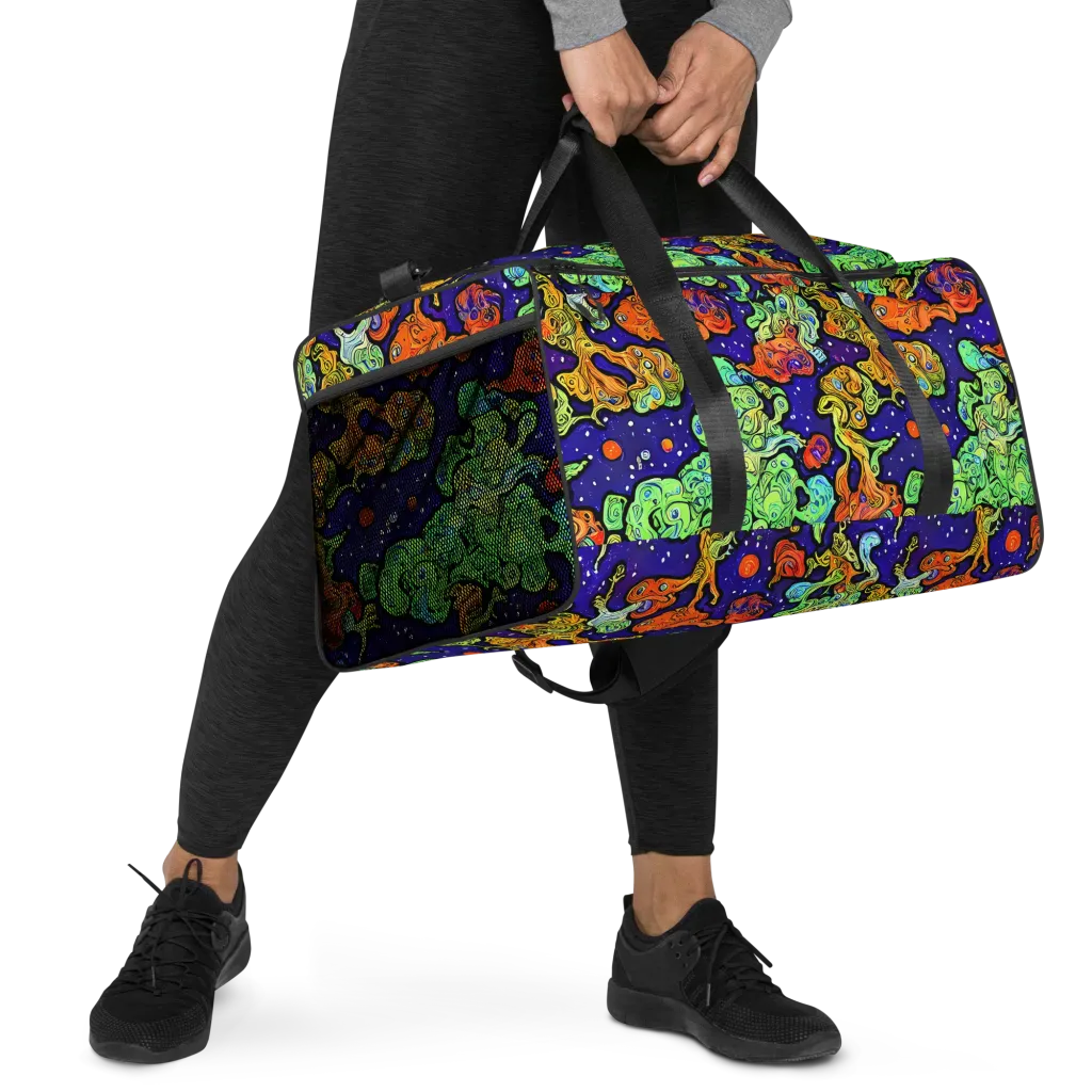 Midnight Reef on Duffle Bag — Right Front