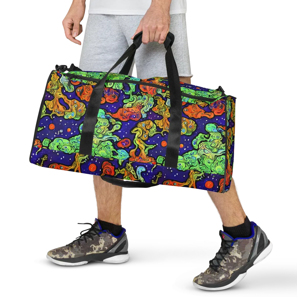 Midnight Reef on Duffle Bag — Front