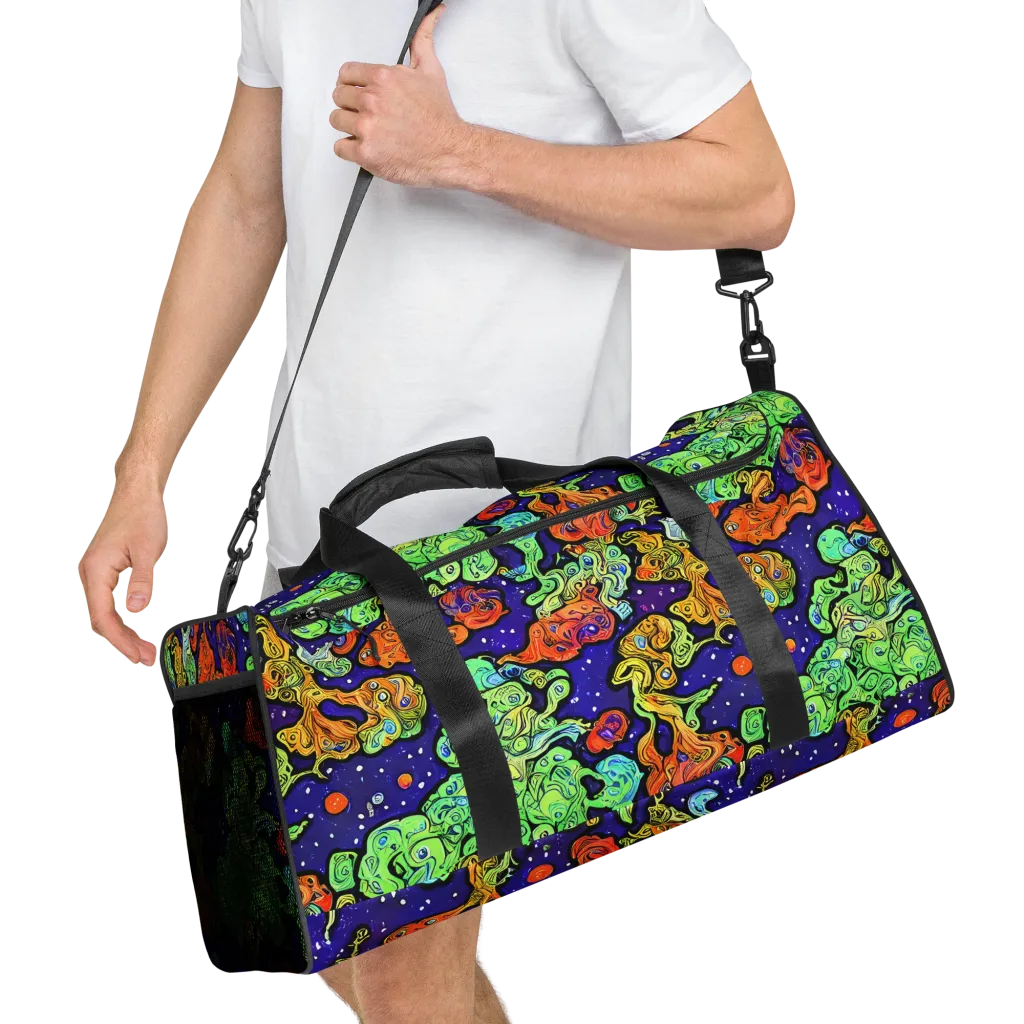 Midnight Reef on Duffle Bag — Right Front