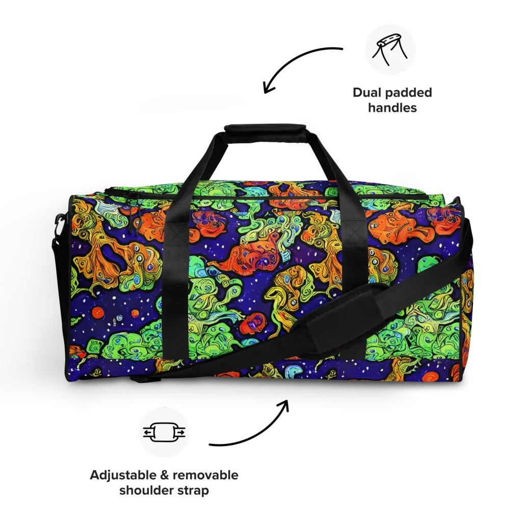Midnight Reef on Duffle Bag — Front