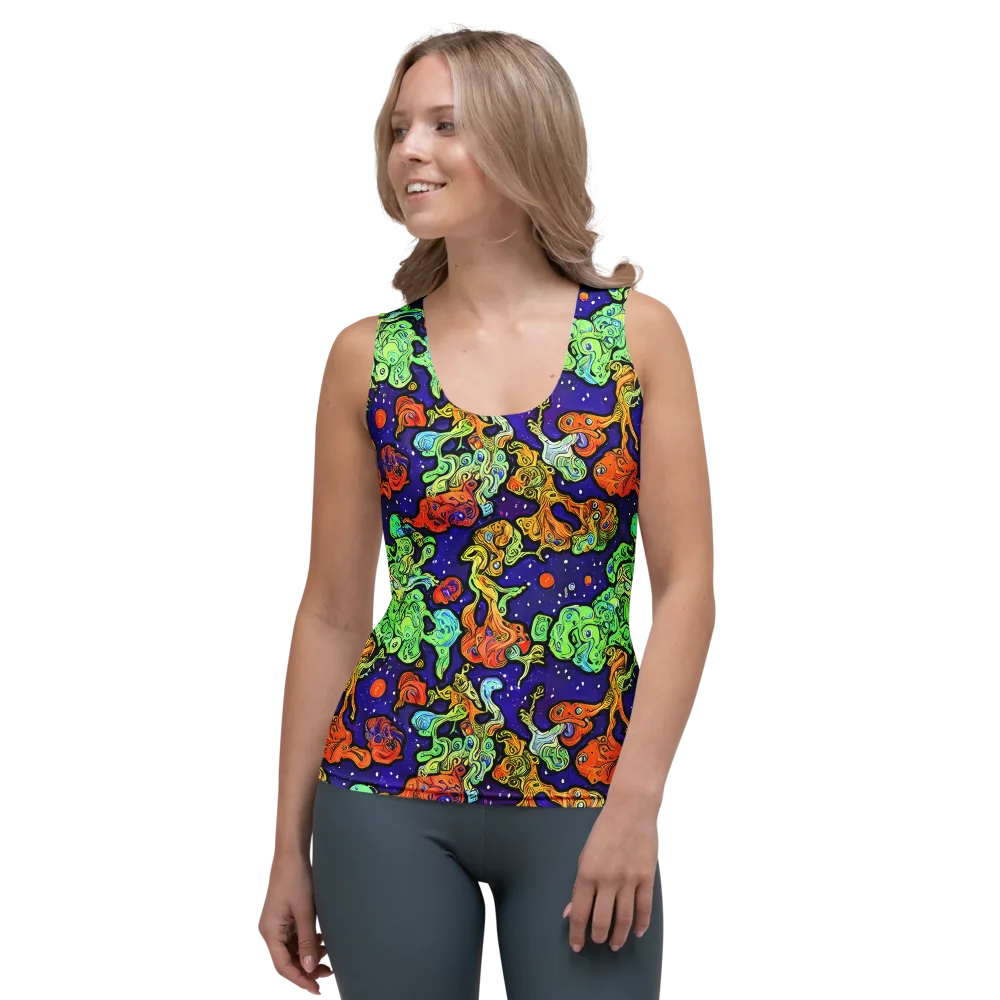 Midnight Reef on Women's Tank Top — Front