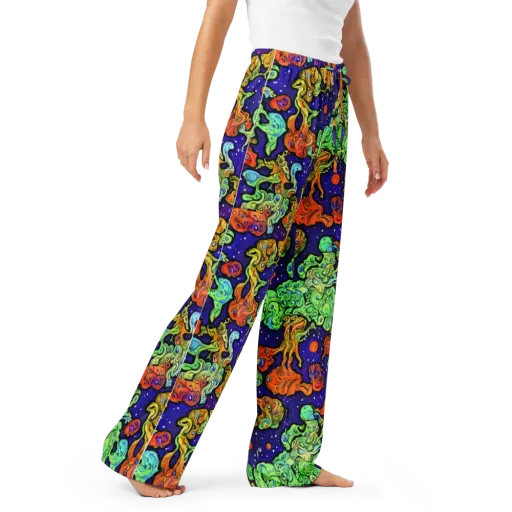 Midnight Reef on a Women's Pajama Pants