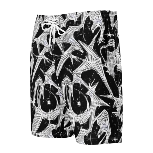 Inkwood Veins on a Men's Board Shorts