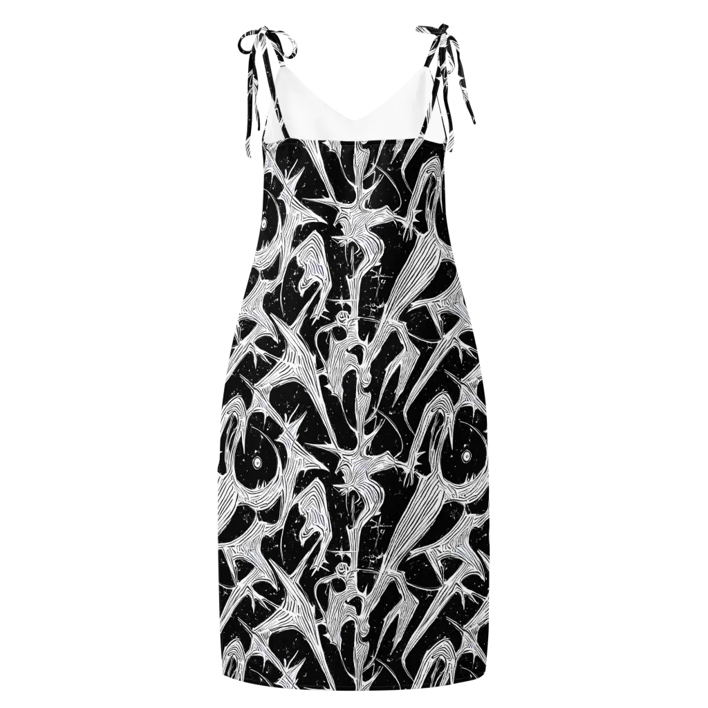 Inkwood Veins on Slip Dress — Back