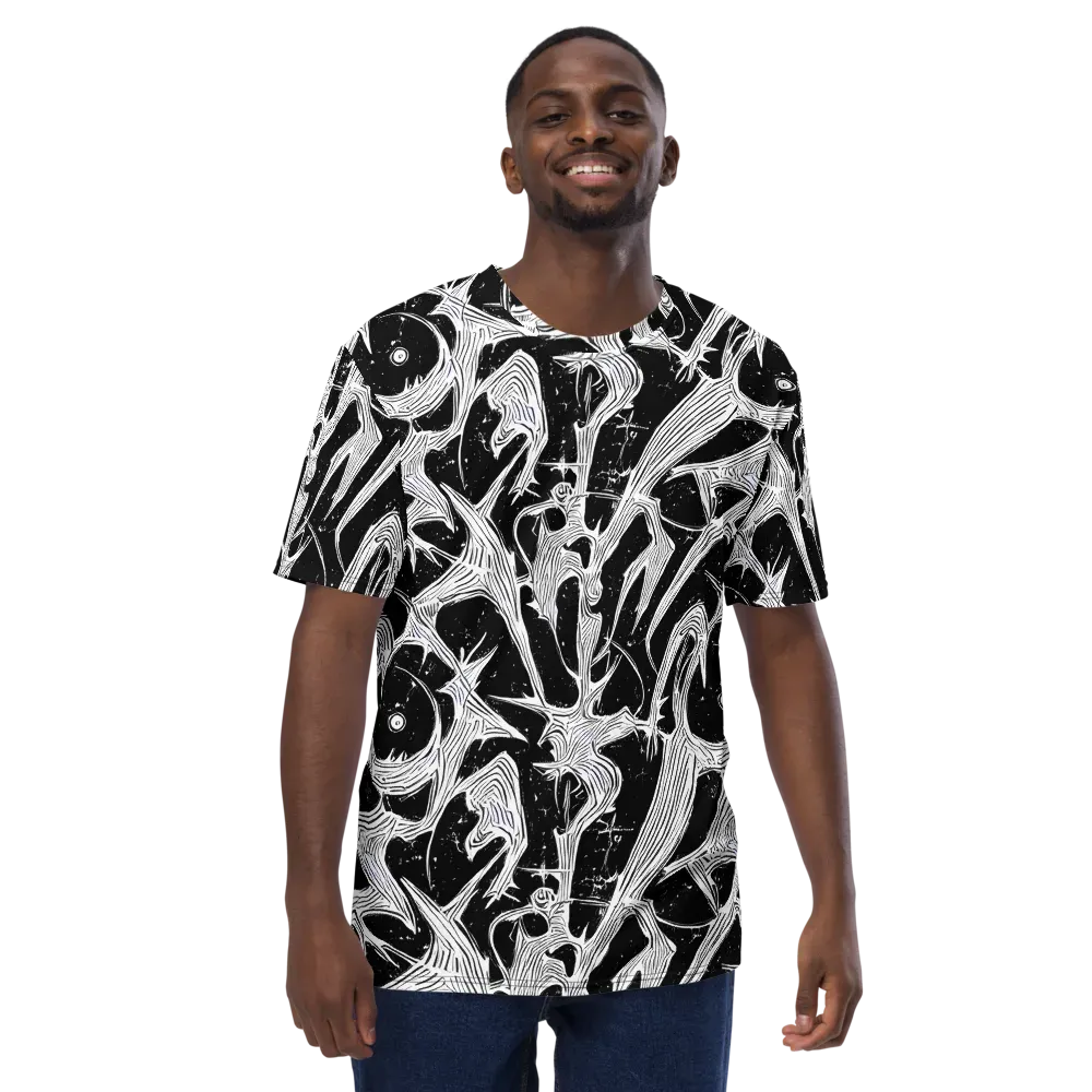 Inkwood Veins on Men's Crew Neck T-Shirt — Front